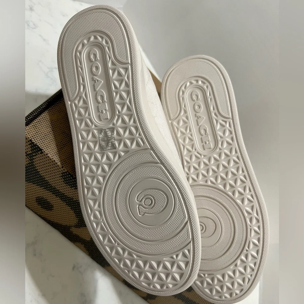 Coach Women's Sneakers in Cream - Picture 5 of 15